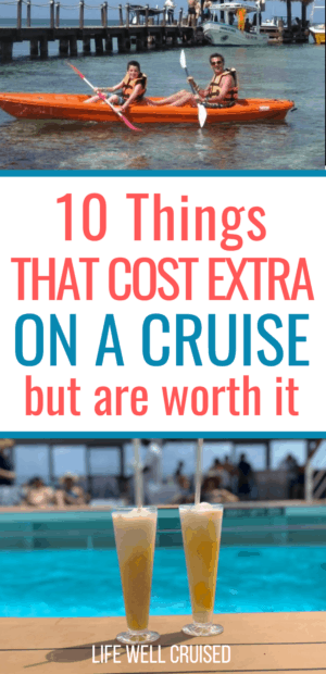 10 Things that cost extra on a cruise but are worth it