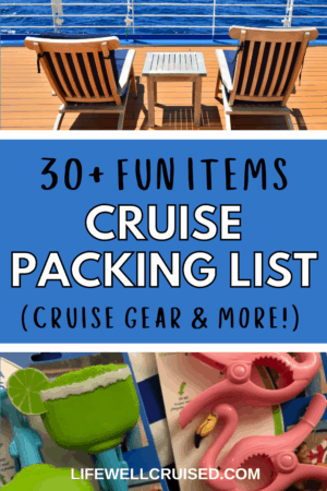 30 fun items cruise packing list