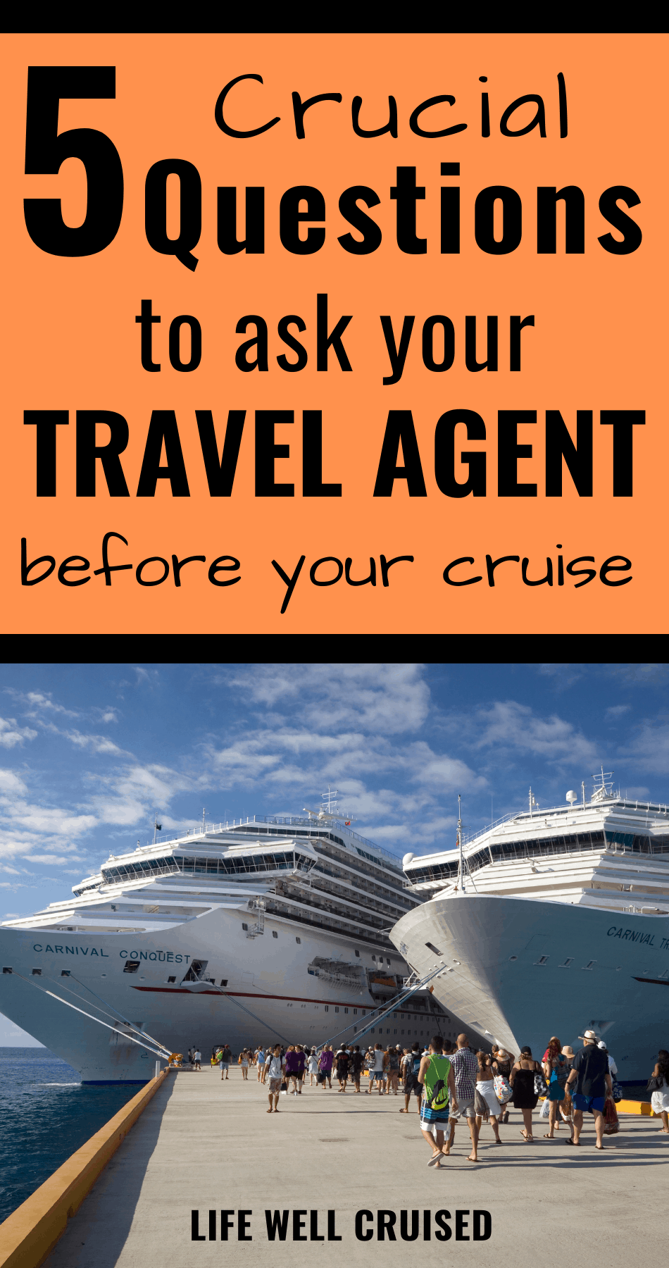 book direct with cruise line or travel agent