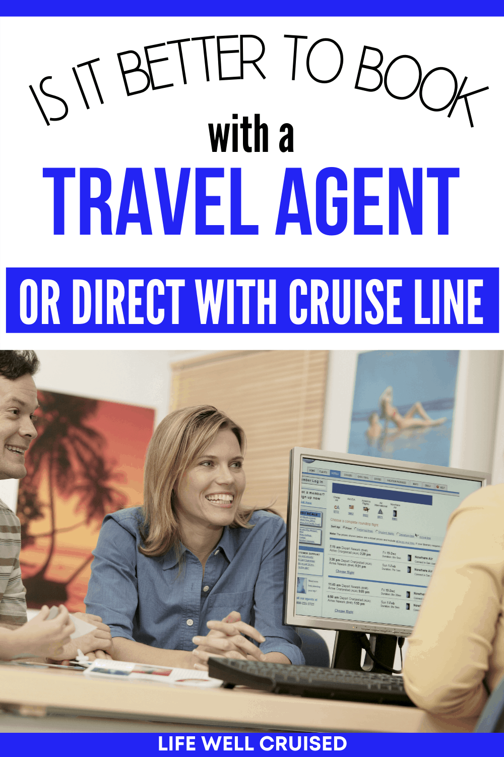 cruise travel agent book