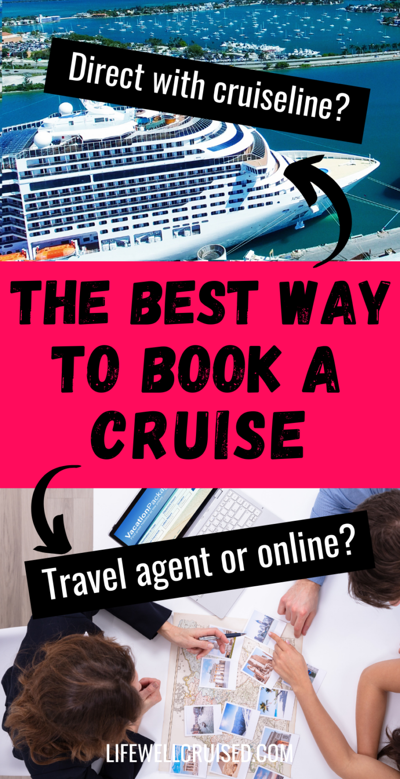 book a cruise through a travel agent