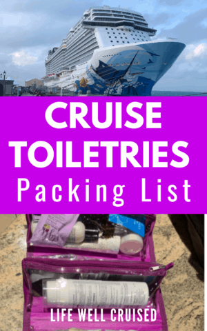 cruise toiletries packing list