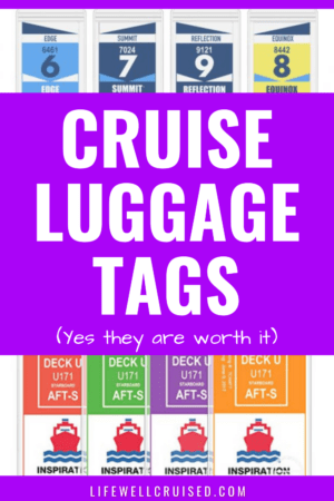 cruise luggage tags
