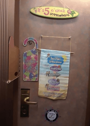 Cruise door decorations banners