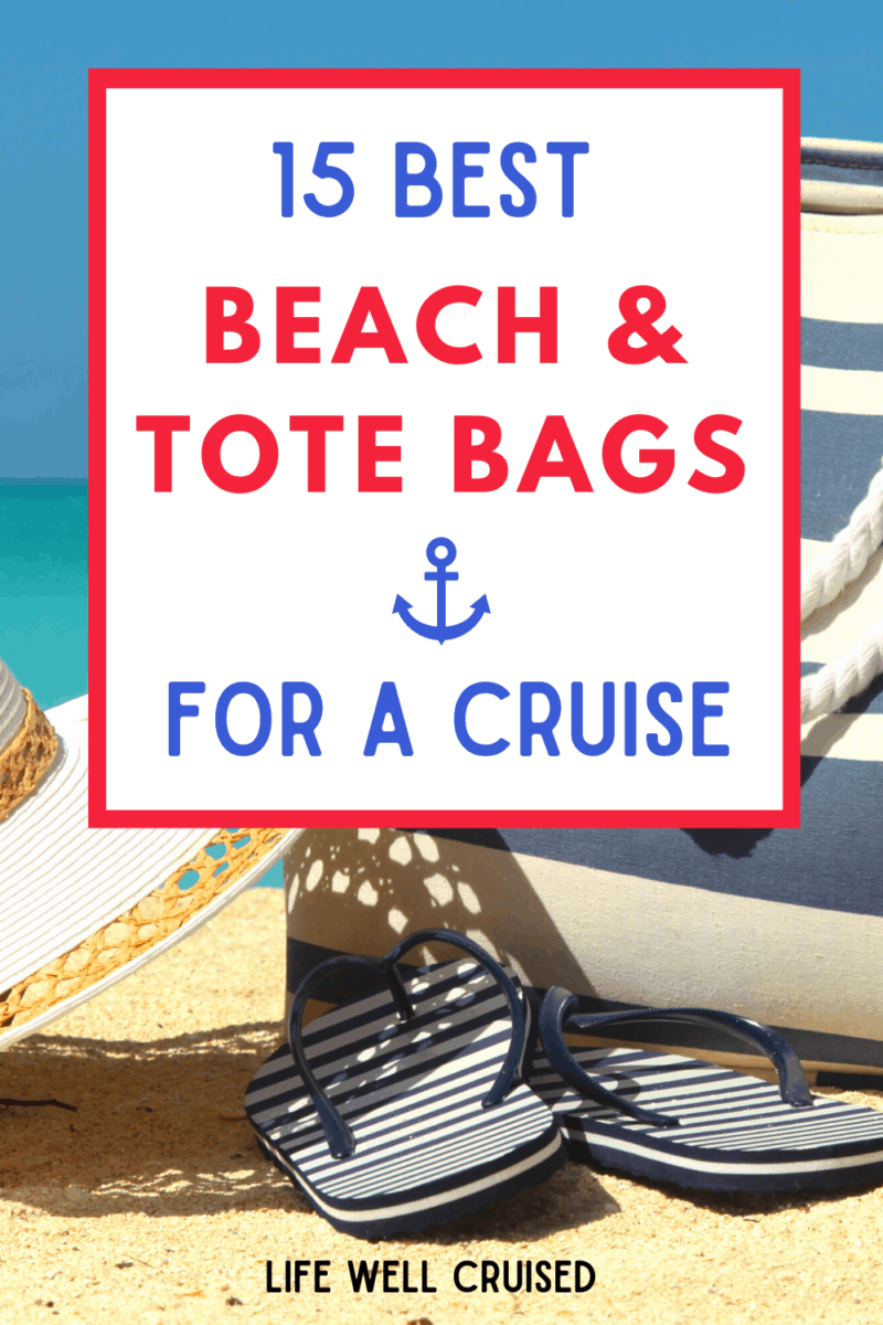 cruise ship beach bag