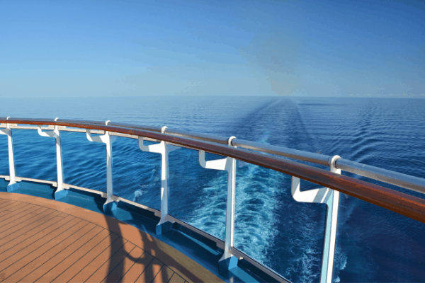 Wake View on Cruise Ship - Seasickness Prevention
