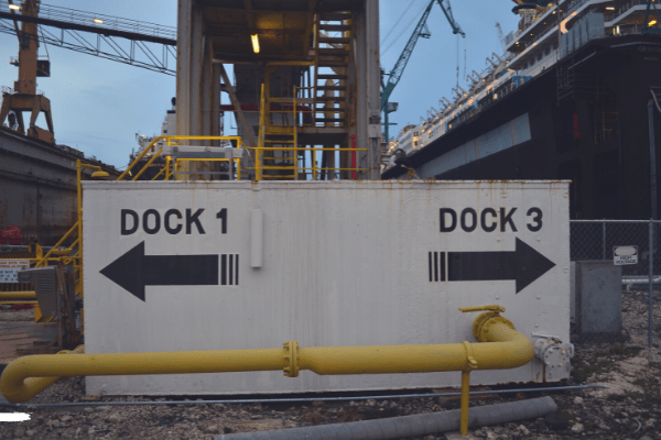 cruise ship dry dock