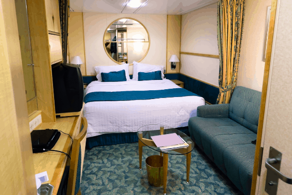 cruise ship inside cabin