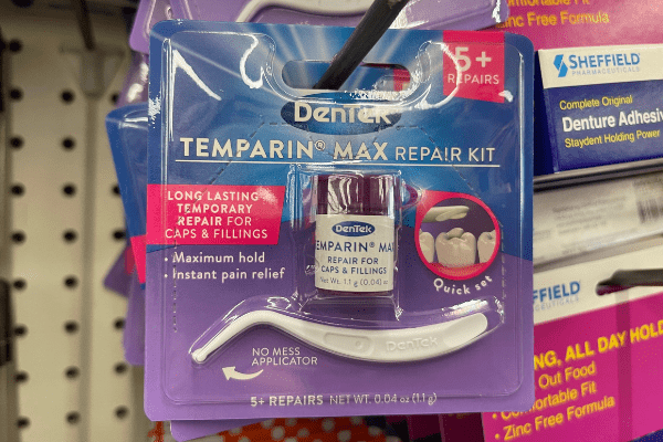 Dollar store dental repair kit