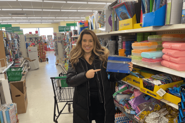 Dollar store pencil case travel hack Ilana Life Well Cruised