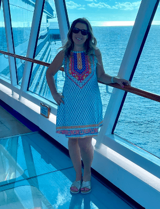 Sundress worn on cruise during the day