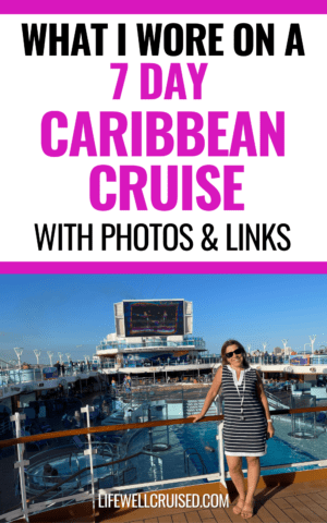 What I wore on a 7 day Caribbean Cruise - with embarkation dress photo