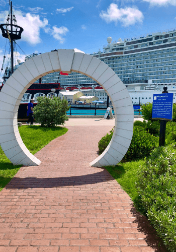 Bermuda Moongate at Royal Navy Dockyard