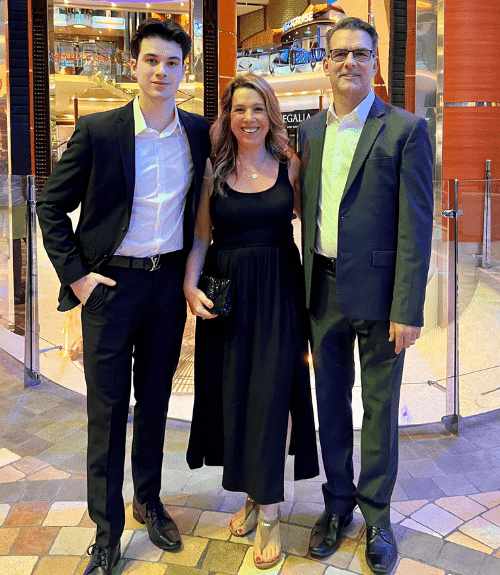 Royal Caribbean cruise formal night family