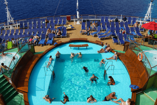 Carnival Cruise ship aft pool