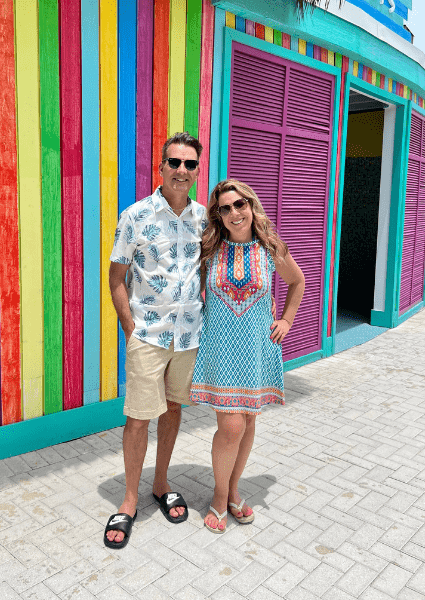 Casual wear man and woman in Perfect day in CocoCay