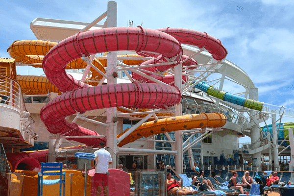 Oasis of the seas Waterslides