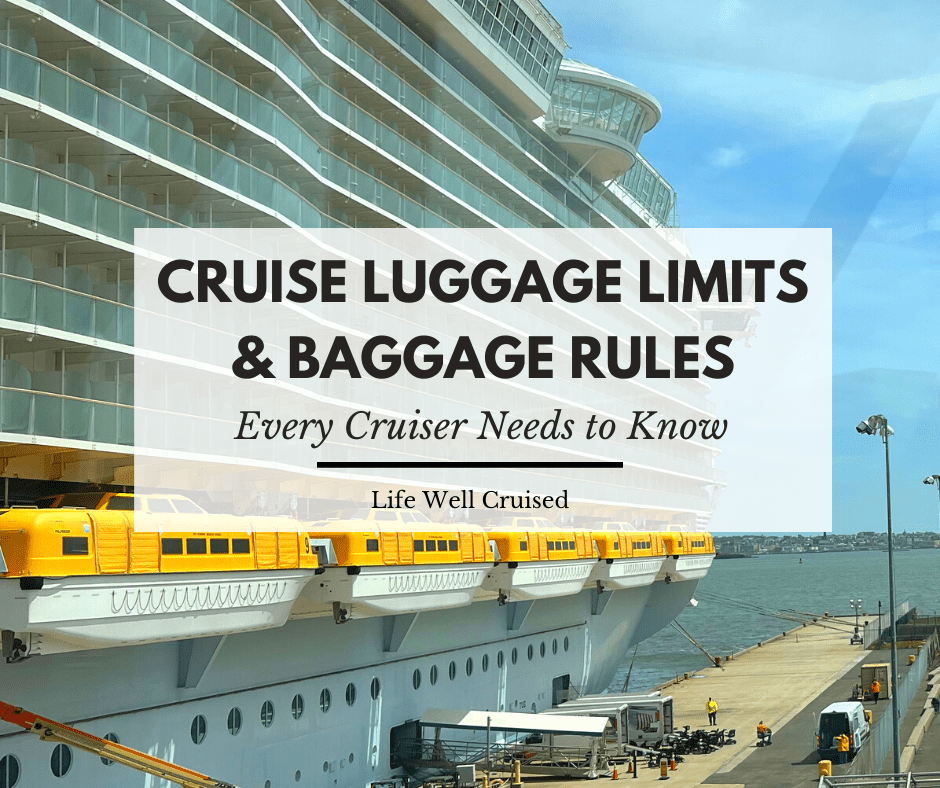 12 cruise luggage guidelines