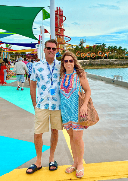 Ilana in boho sundress in Cococay