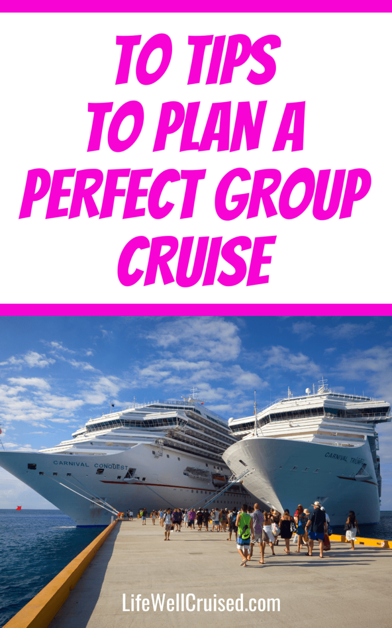 booking a cruise for a group