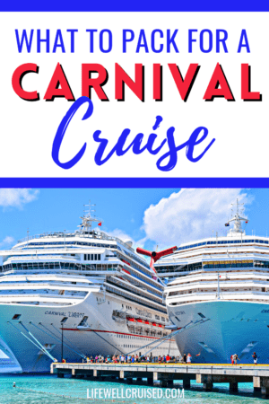 carnival cruise packing guidelines