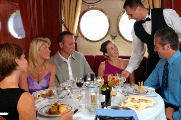 best cruise ship dining rooms