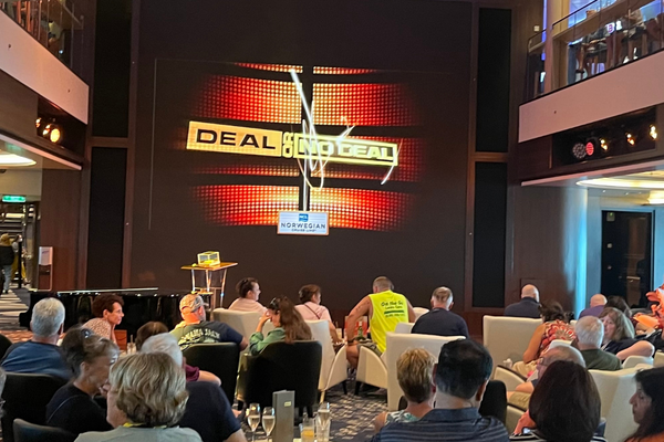 Deal or no Deal game on Norwegian cruise