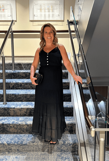 Maxi dress for cruise dinner best sale