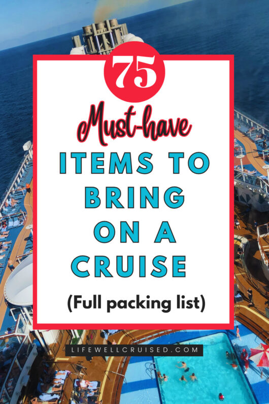 items to bring on cruise