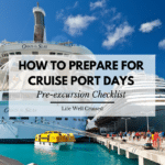pre-excursion checklist for port days on a cruise