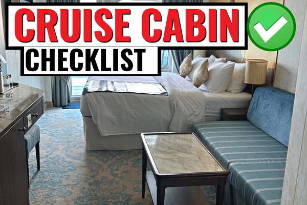 cruise cabin checklist