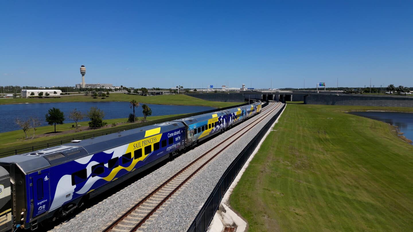 Brightline and Princess Cruises team up to offer rail and sailing programs