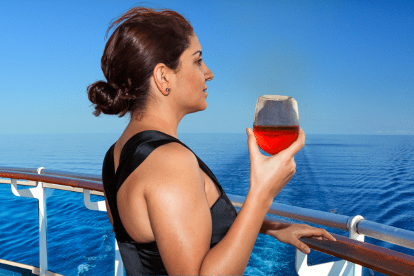 woman on cruise