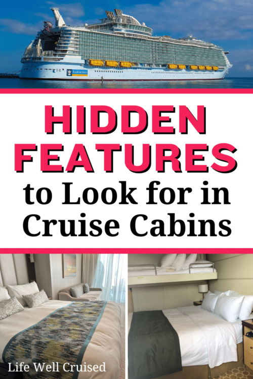 Hidden features in cruise cabins