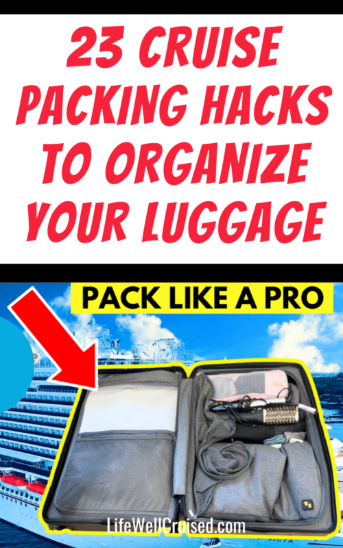cruise packing hacks to organize your luggage