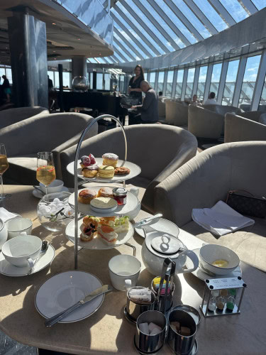 MSC Yacht Club Afternoon Tea