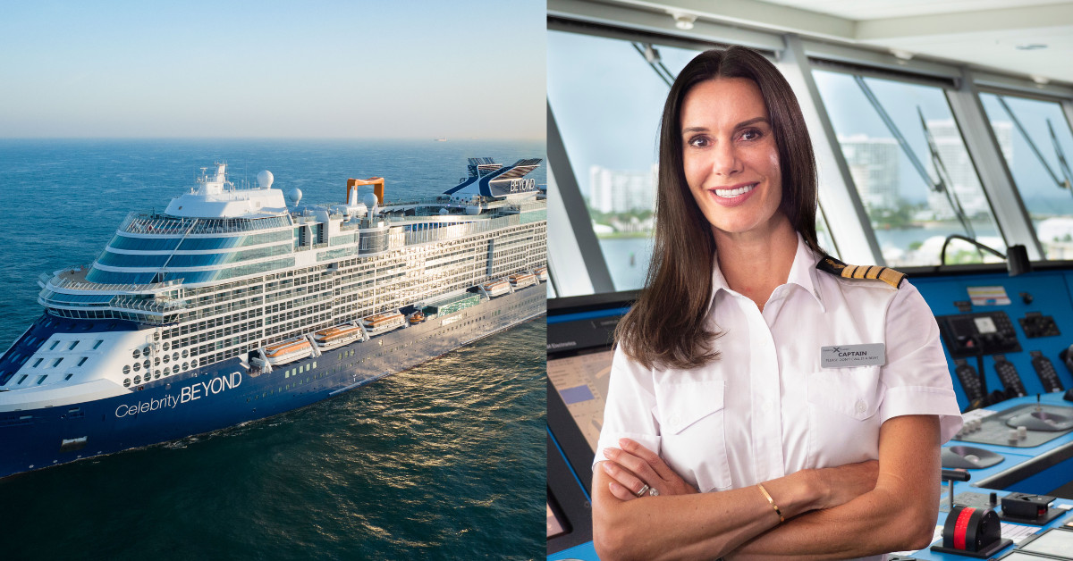 captain kate Celebrity Cruises media