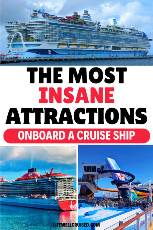 the most insane attractions on a cruise