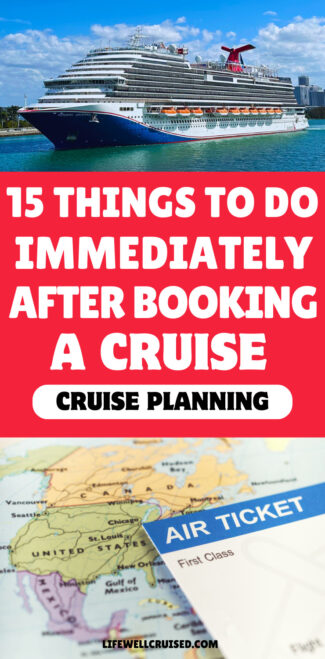 things to do after booking a cruise