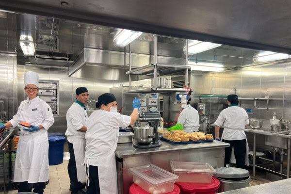 Cruise Ship Galley