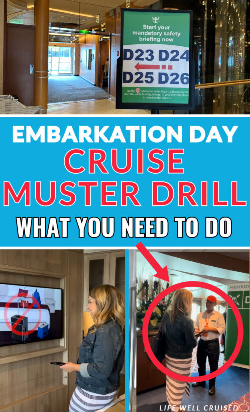 Cruise muster drill