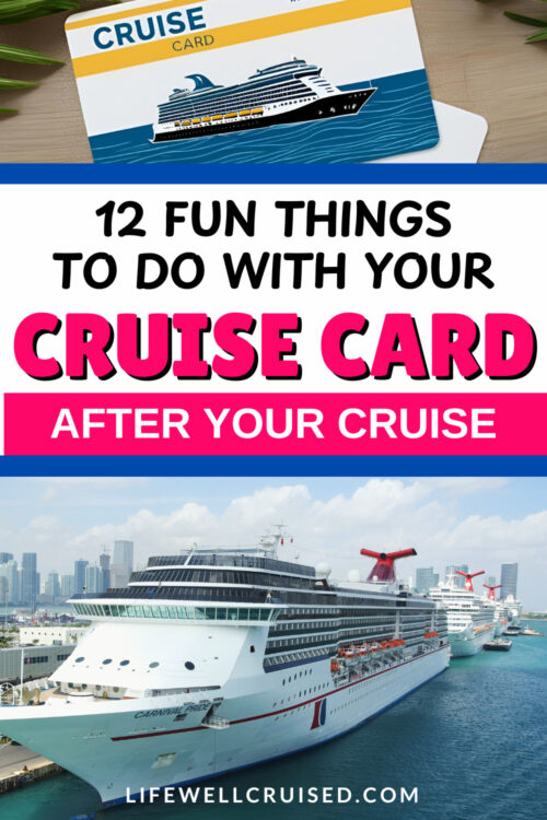 what to do with cruise card