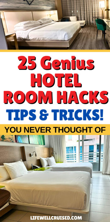 hotel room hacks, tips & tricks