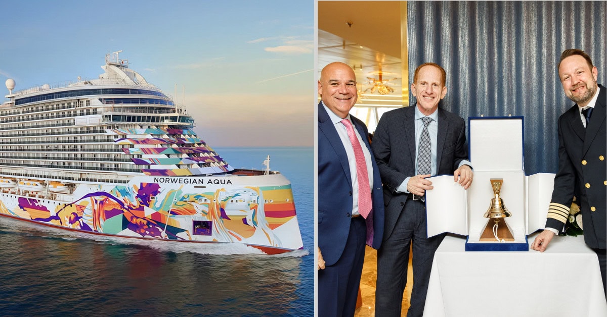 Norwegian Aqua Joins the NCL Fleet & Norwegian Luna Floats Out