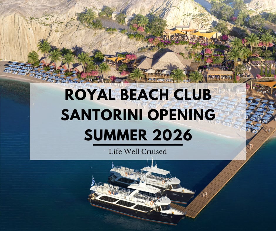 Royal Caribbean Announces Royal Beach Club Santorini Opening in 2026