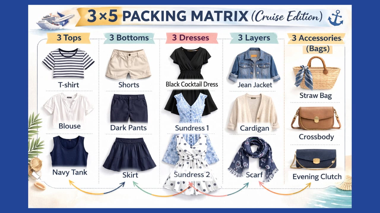 Cruise packing sudoku method matrix