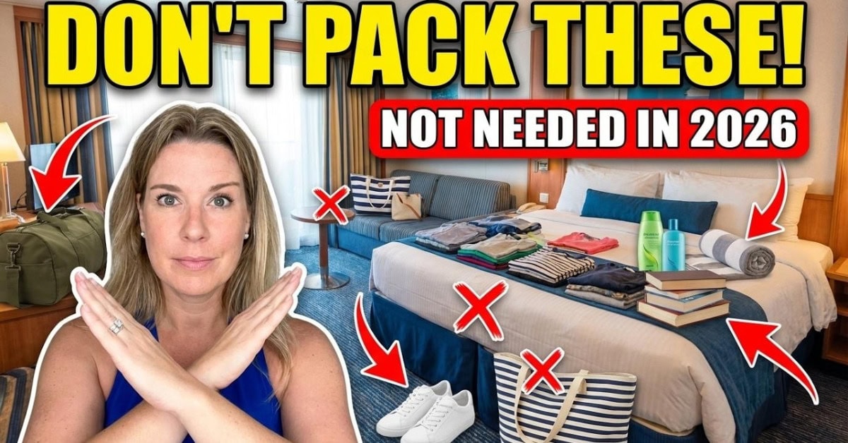 20 Things You Should Stop Packing for a Cruise in 2026