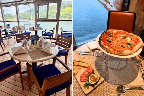 Oceania cruises Alaska Oceania Riviera waves grill