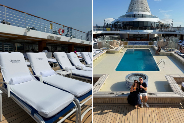 Oceania cruises Alaska Oceania Riviera lido deck